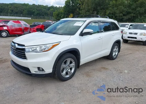 2015 Toyota Highlander Limited Platinum V6 z USA, uszkodzony, nr VIN 5TDDKRFH1FS157068